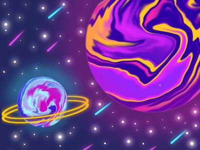 A digital art on procreate