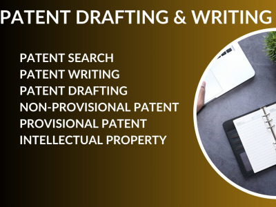 A non provisional patent drafting and writing for your idea or invention