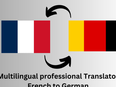 A Professional Translation Services: English, French, and German