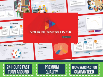 Professional Pitch Deck, PowerPoint Presentation Design and Google Slides
