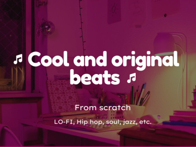 Original lofi, hiphop and chill beats