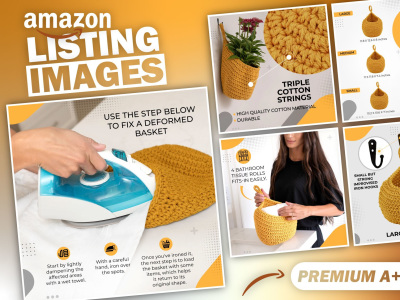 Professional amazon product images and infographics