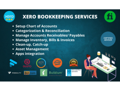 Bookkeeping services using Xero accounting software