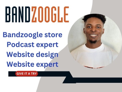 A bandzoogle music site, bandzoogle landing page, & bandzoogle website.