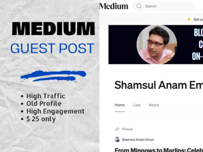 A Guest Post on My High Traffic Medium Profile
