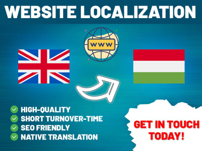 Website Localisation And Translation From English To Hungarian