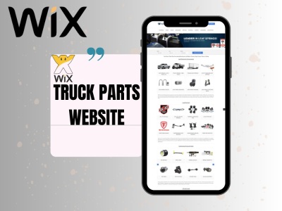 A Truck website | Logistics website | Cargo Accessories/ store website