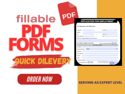 A Professional Fillable PDF or Interactive PDF