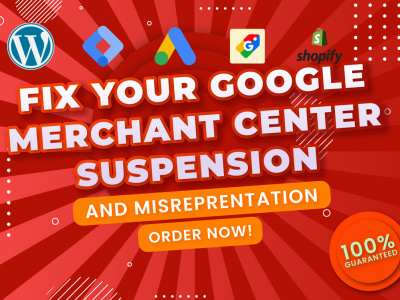 Fix google merchant center suspension and gmc misrepresentation