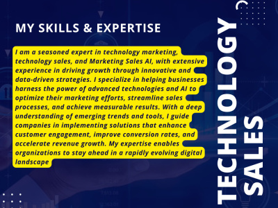 A Sales Strategy | Technology Sales | Artificial Intelligence Strategist