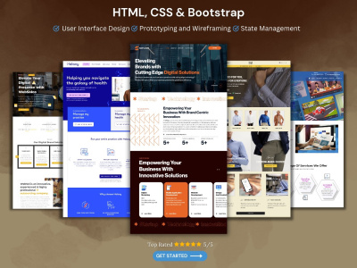 Professional Html Css Bootstrap Websites | Upwork
