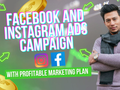 A facebook ads campaign, marketing, instagram advertising, meta ad manager