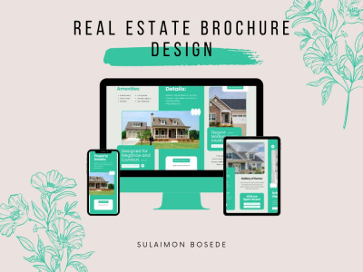 Professional Real Estate Brochure Design, Brochure Design, Trifold Brochure