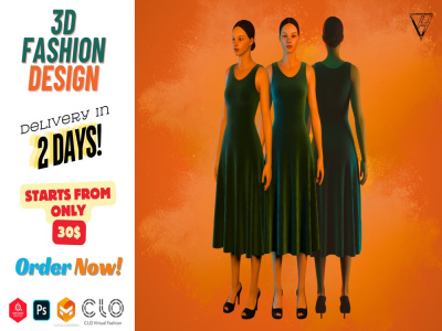 Realistic 3D fashion design & animation for your brand, merch or games ...