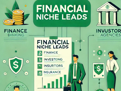 Financial Niche Leads - Banking, Investors, Insurance Agencies.