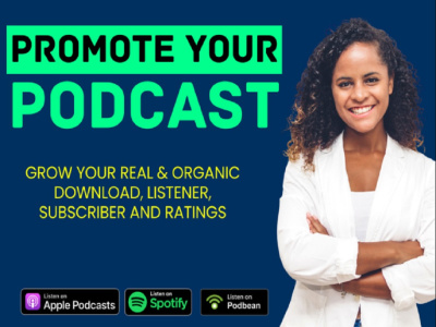 Get podcast promotion to increase download and popularity