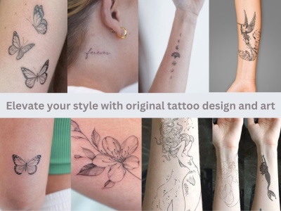Creativity with custom tattoo art and tattoo design for a unique expression