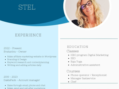 A professional resume that highlights your qualities