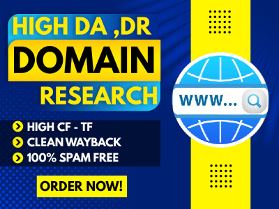 Niche relevant expired domain research with high authority SEO backlinks