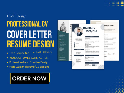 A professional CV, Resume, Cover letter, and LinkedIn Optimization Design