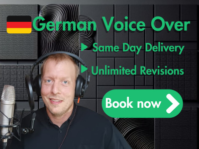 A male german voice over in a calming voice
