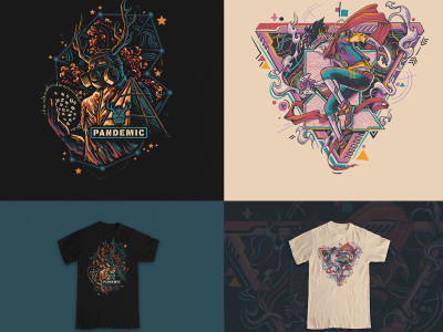 Streetwear T-shirt Illustrator Design