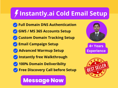 Instantly Cold Email | Instantly email Setup in 24 Hours