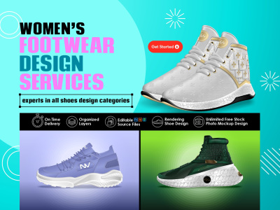 Customize women's sneaker and footwear design for brand, manufacture