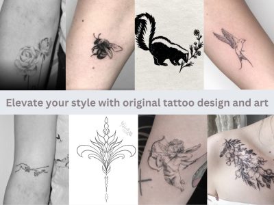 Custom, Unique, Professional and Minimalist tattoo design