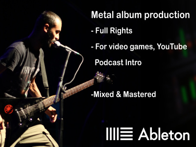 Custom mixed & mastered rock/metal song with full rights