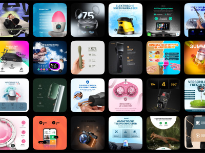 A high-quality product listing design for Amazon or Bol