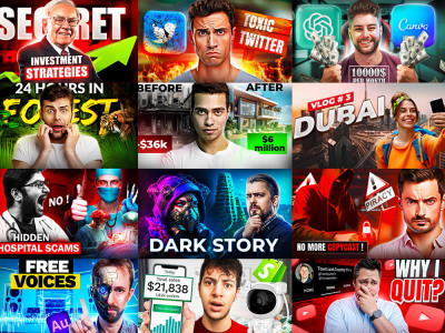 YouTube Thumbnail Design | YouTube Thumbnail Designer | Youtube Thumbnails
