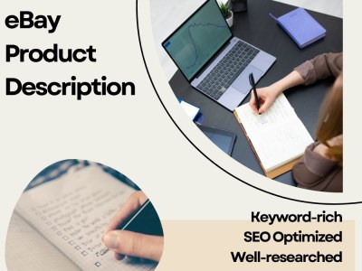 An optimized ebay product description & title