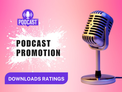 Organic Apple podcast promotion for huge Downloads and Ratings