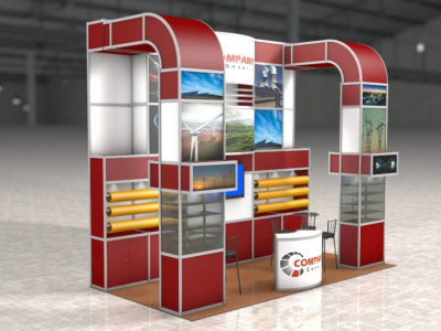 3d exhibition octagonal system for expos and tradeshows