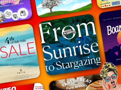 Outstanding Facebook or Instagram post, Cover, Story Design, LinkedIn ads