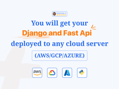 Your Python app (Django/Flask) deployed to any cloud server (AWS/GCP ...