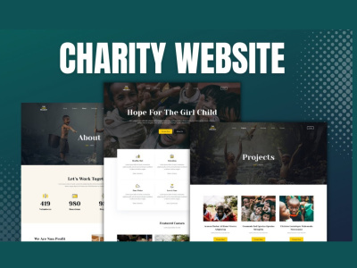 A charity website, non profit website, donation website | Upwork