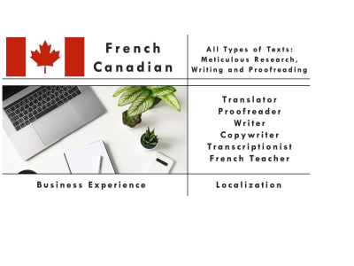 A French Canadian Quebecois voice over Quebec