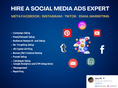 Social Media Expert - Facebook/Instagram/TikTok Ads, Email Marketing