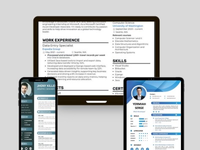 A nice resume design