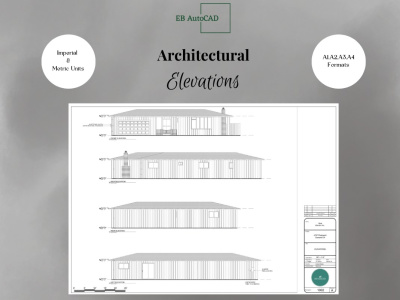 Professional Architectural elevations from any format