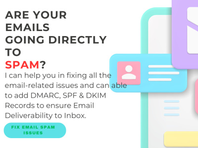 Email Deliverability and DNS Issues Fixed: DKIM, SPF, DMARC, Blacklisting