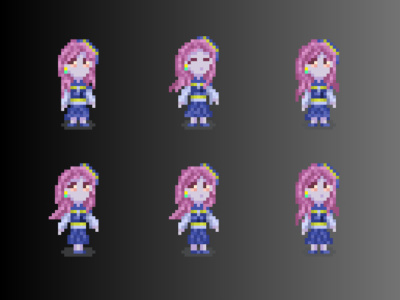 Good quality pixel art characters, game assets and animation.