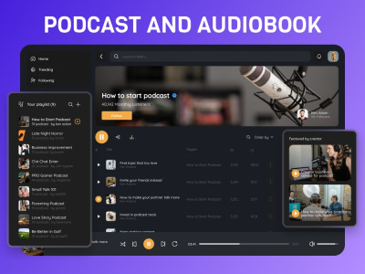 Online Music Streaming Portal | Spotify App | Audio Streaming | Podcast App