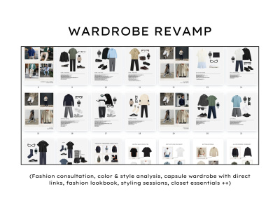 A wardrobe revamp: stylist, capsule wardrobe, personal styled looks