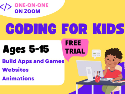 Online scratch coding and game development lessons for kids ages 4 to 18