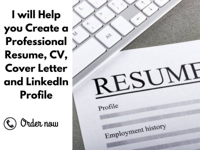 A professional resume, CV, cover letter and LinkedIn for your job search