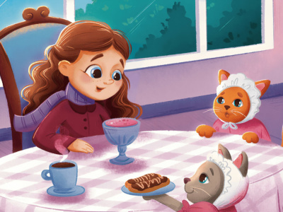 Engaging & Colorful Illustrations For A Children's Book + Book Cover Design