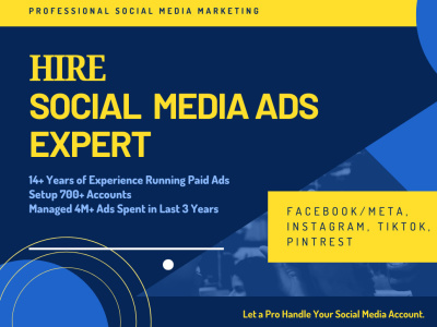 Social Media Expert - Facebook/Instagram/TikTok Ads